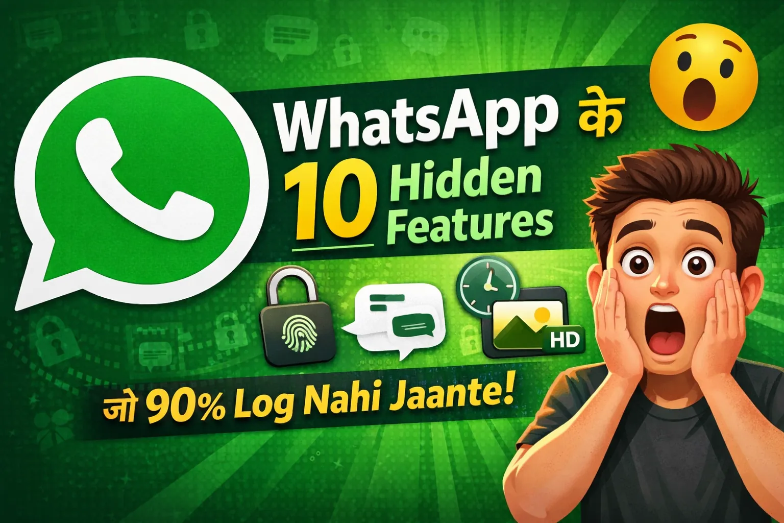 WhatsApp ke Hidden Features jo 90% log nahi jaante (2026 Guide)