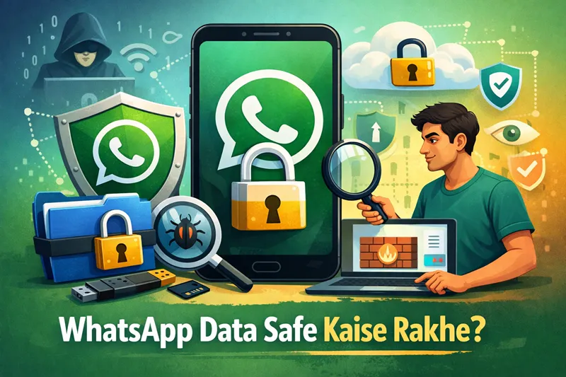 WhatsApp data safe kaise rakhe